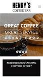 Mobile Screenshot of henryscoffeebar.com.au